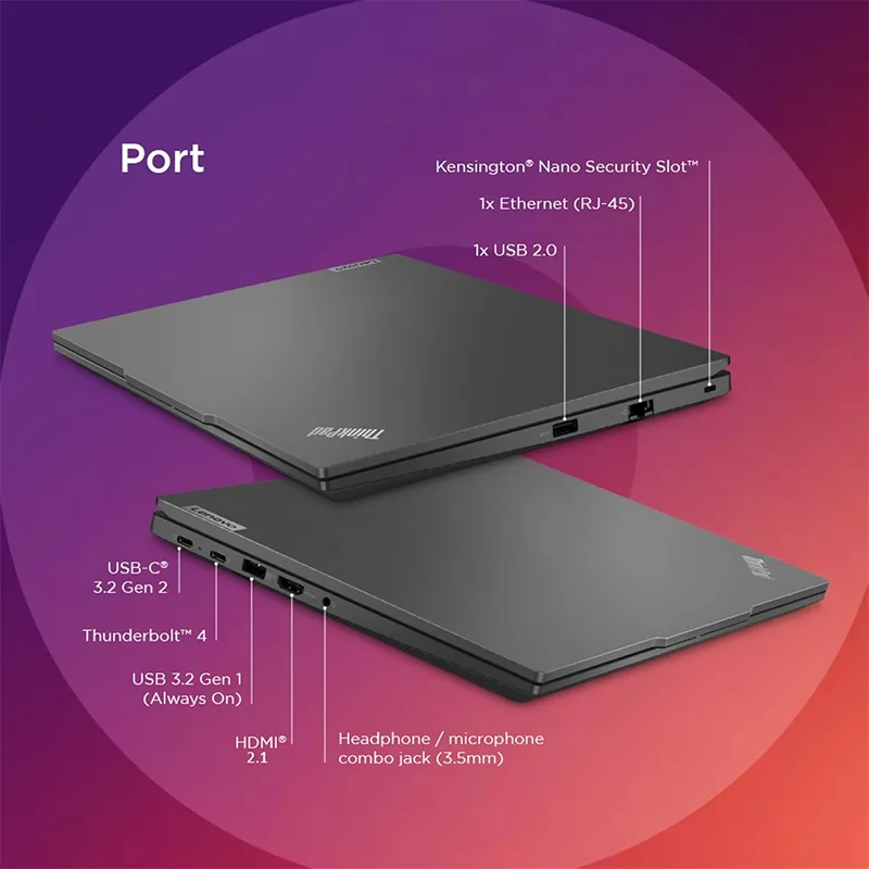 Lenovo ThinkPad E14 Intel Core i7 13th Gen 14" WUXGA IPS | Black